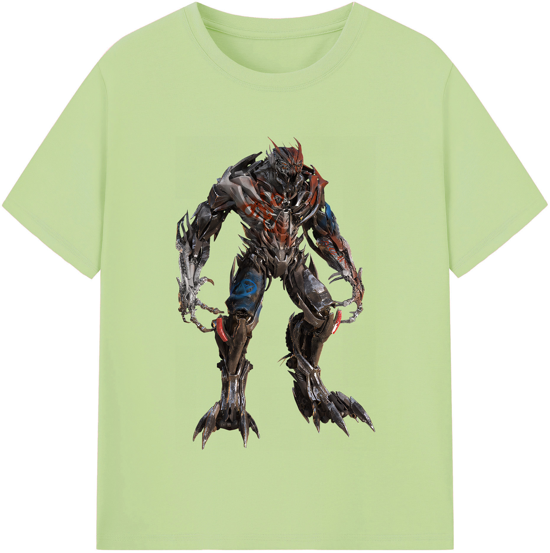 （画像用） Transformers トランスフォーマー 綿100％半袖Tシャツ（フロントプリント）